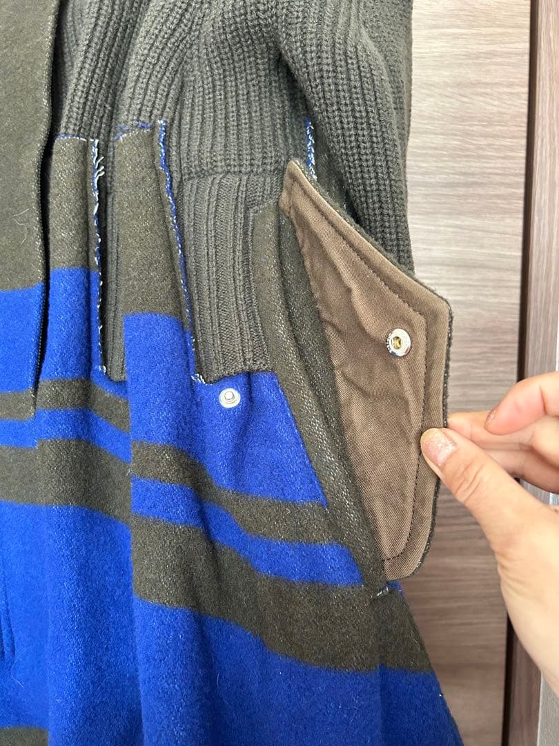 年末セールサカイsacaiニットワンピースコート