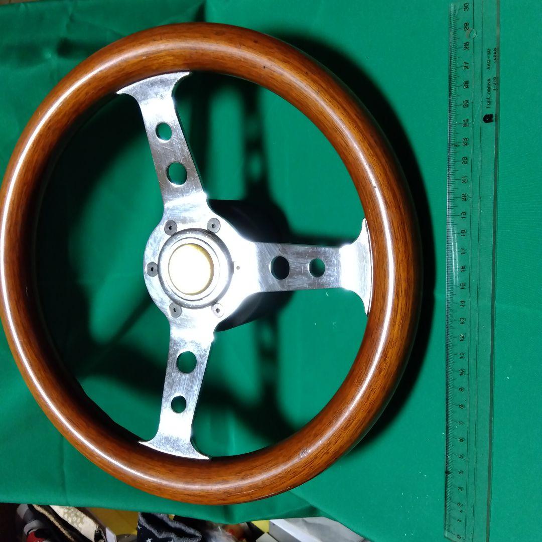 ウッド クローム ステアリング