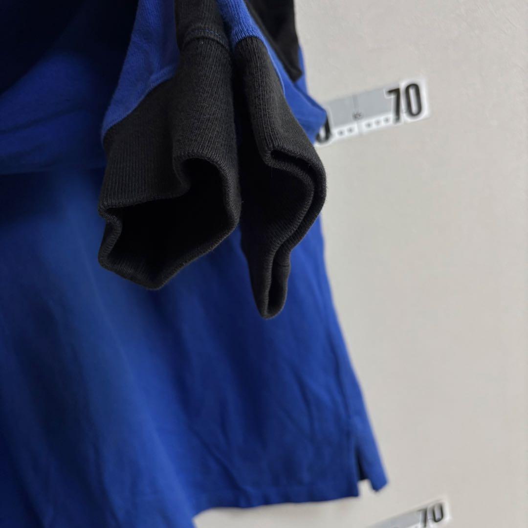 青 L POLO ポロ Ralph Lauren ラルフローレン長袖ラガーシャツ