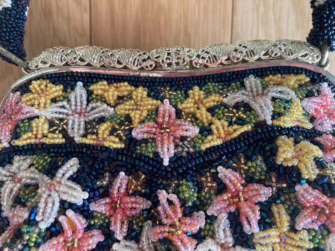 ビーズバッグ 和装 洋装 フォーマル 昭和レトロ