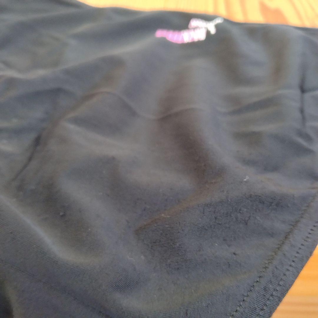 女子陸上ユニフォーム PUMA ブラック ブラトップ パンツのセット