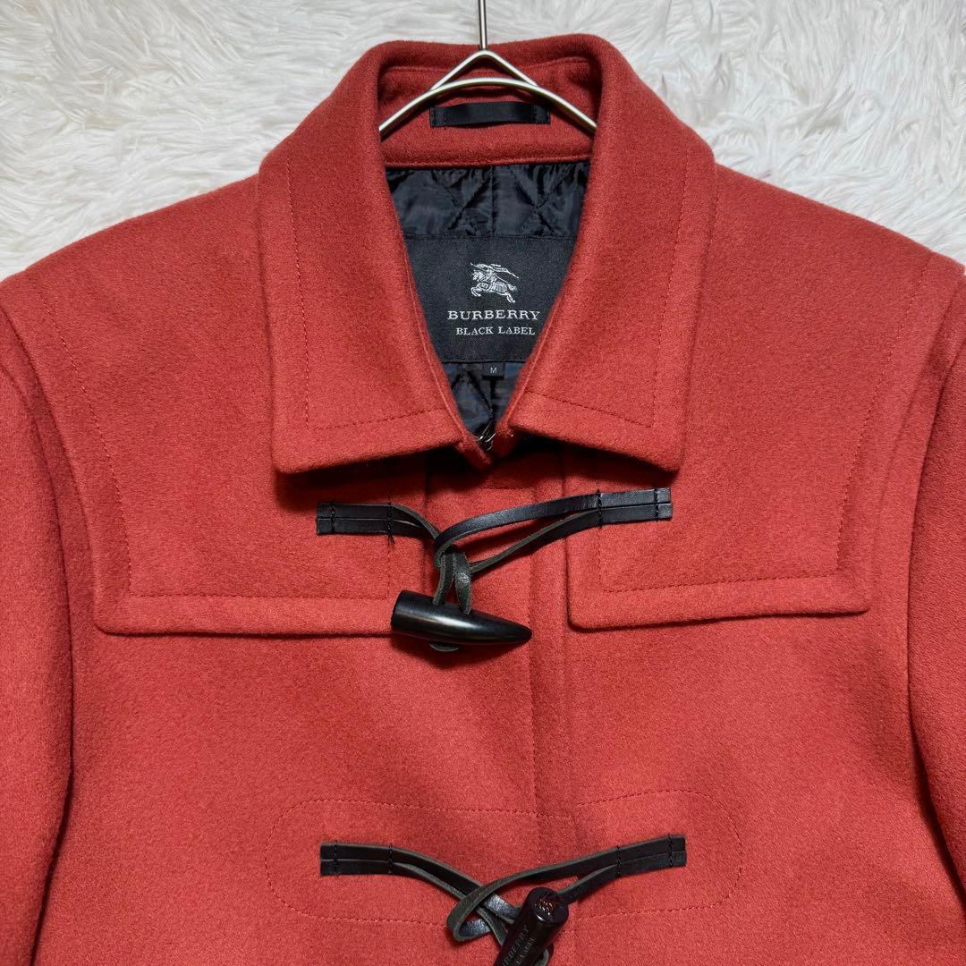 未使用に近い バーバリーブラックレーベル ダッフルコート ウール トグル