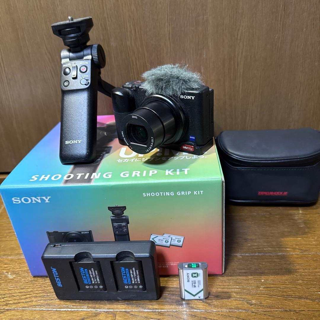SONY vlogcam ZV-1 グリップバッテリーセット　おまけ