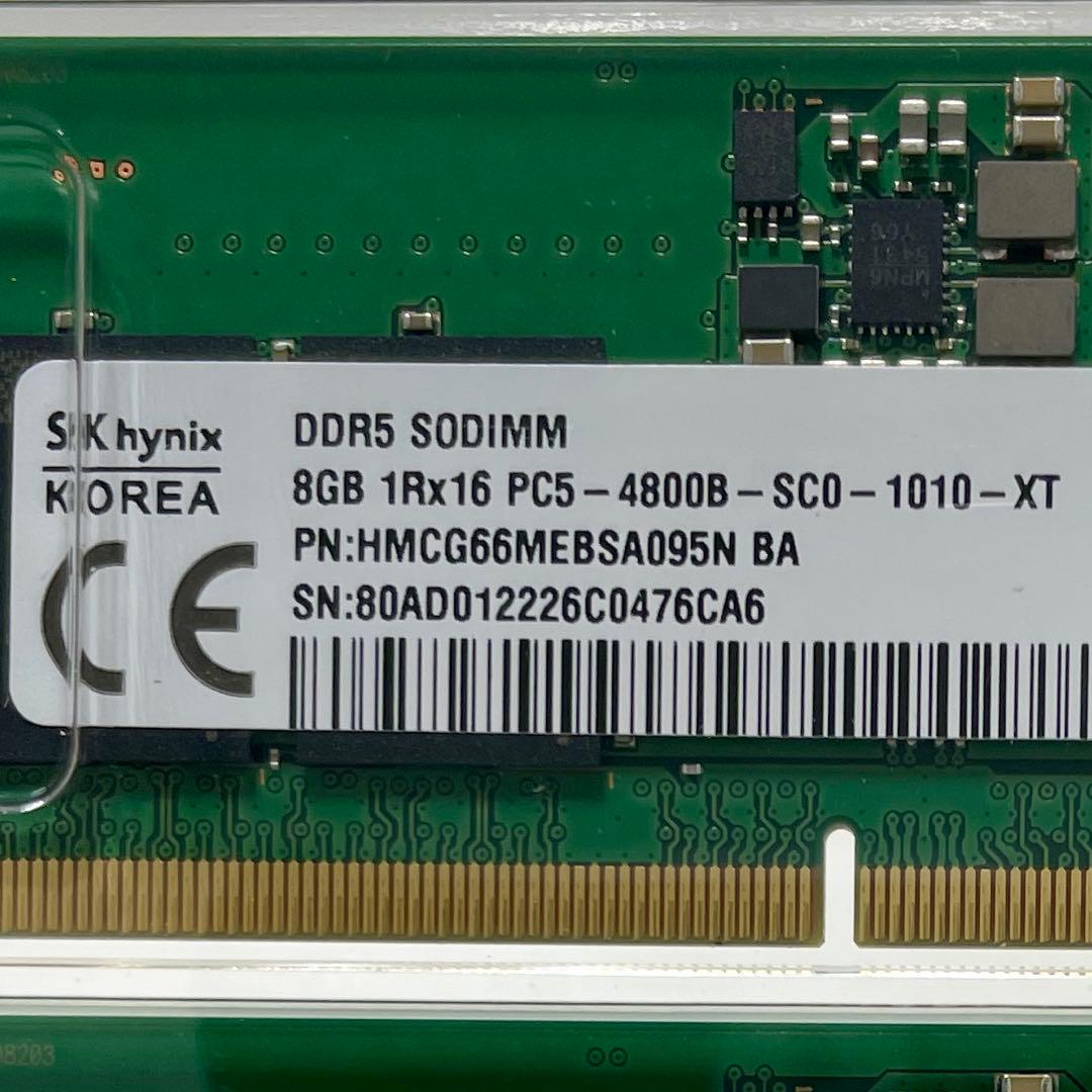 SK hynix DDR5-4800 SODIMM 8GB 2枚組