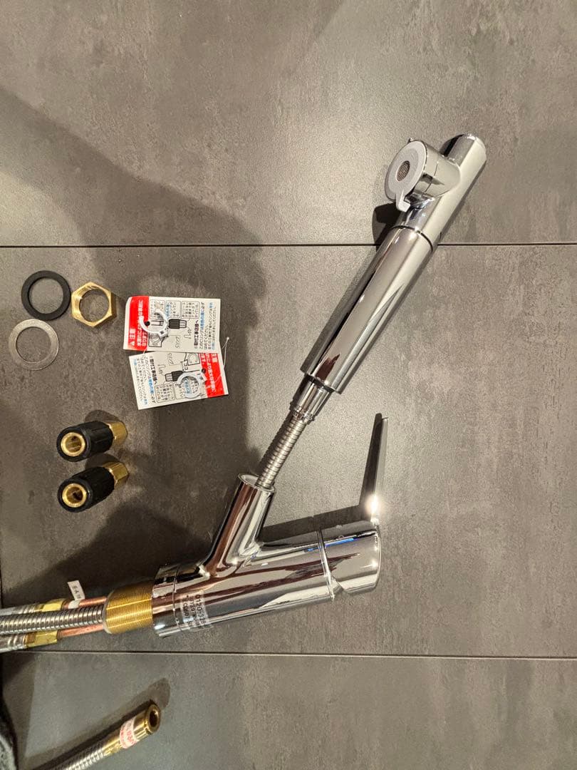 蛇口用浄水器 KVK 台所用ワンホールシングルレバー混合栓