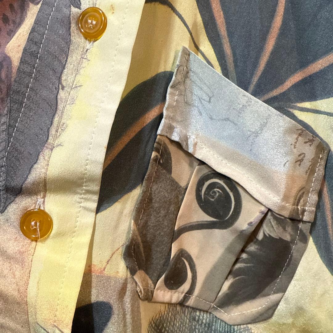 y*⁎様 ヴィヴィアンウエストウッド アニマル柄 長袖シャツ 変形シャツ ヴィン