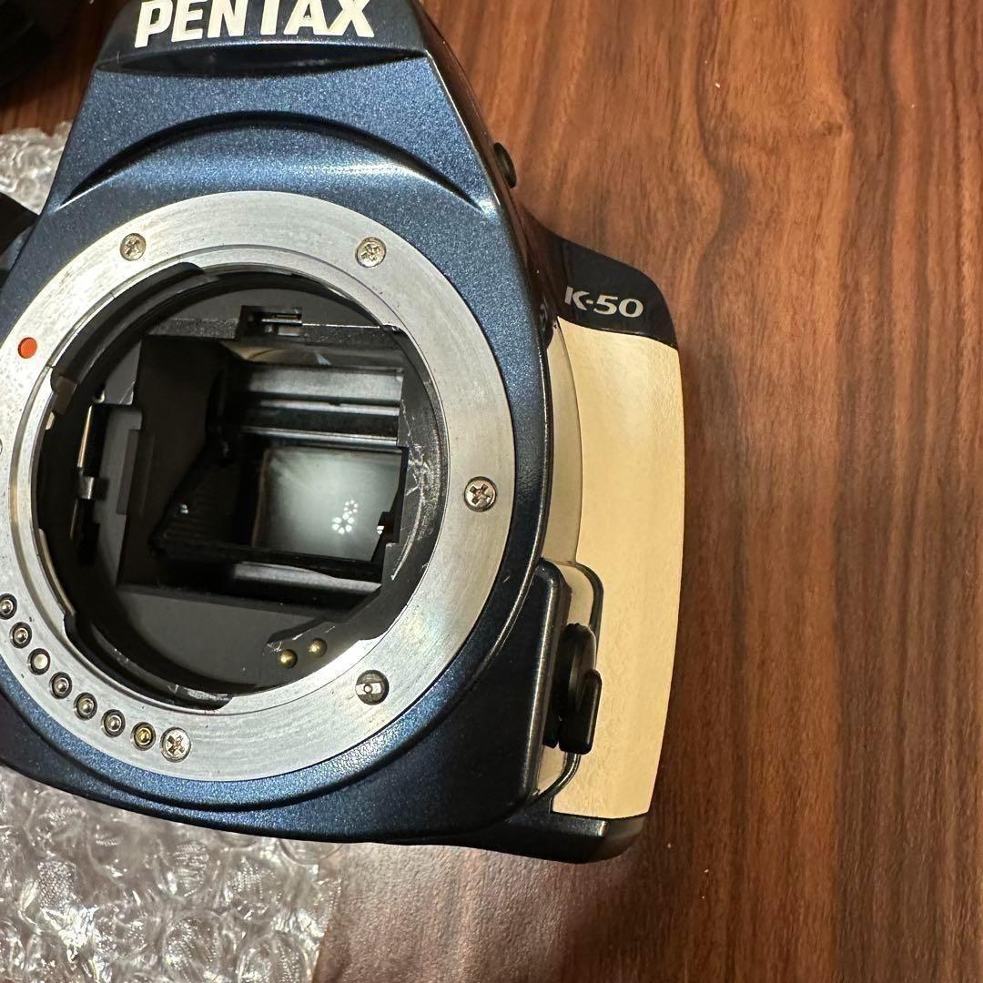 PENTAX K-50 ダブルズームキット メタルネイビー/ホワイト 2031