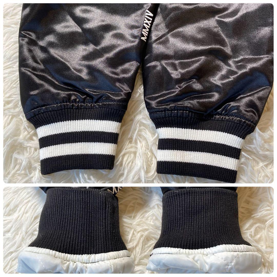 未使用 Supreme Hooded Satin Varsity Jacket