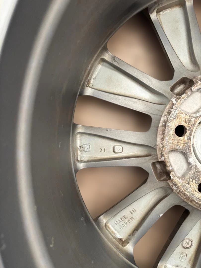 トヨタ 20インチ ホイールセット ダンロップタイヤ 4本セット