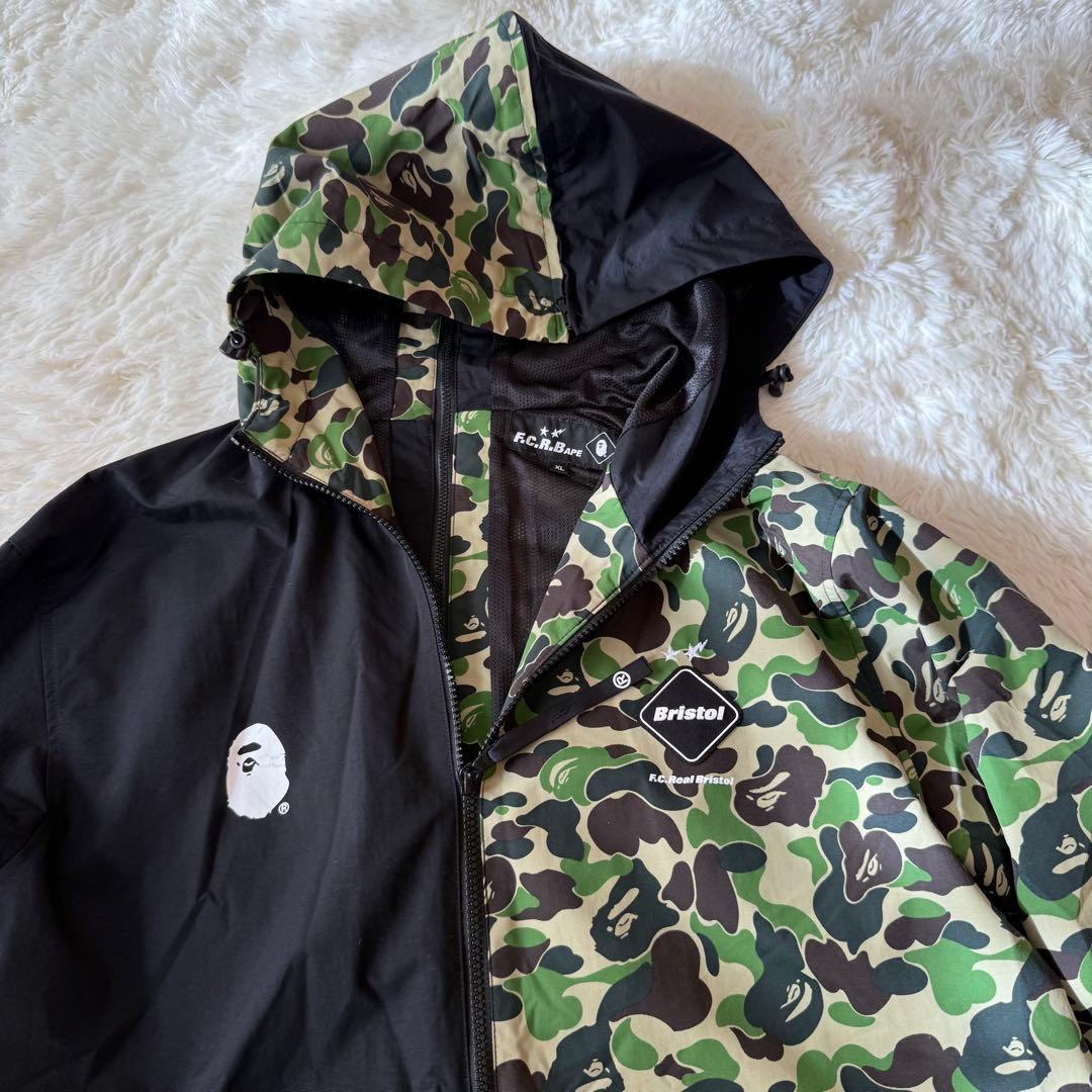 【XL】FCRB × A BATHING APE カモフラ ナイロンジャケット