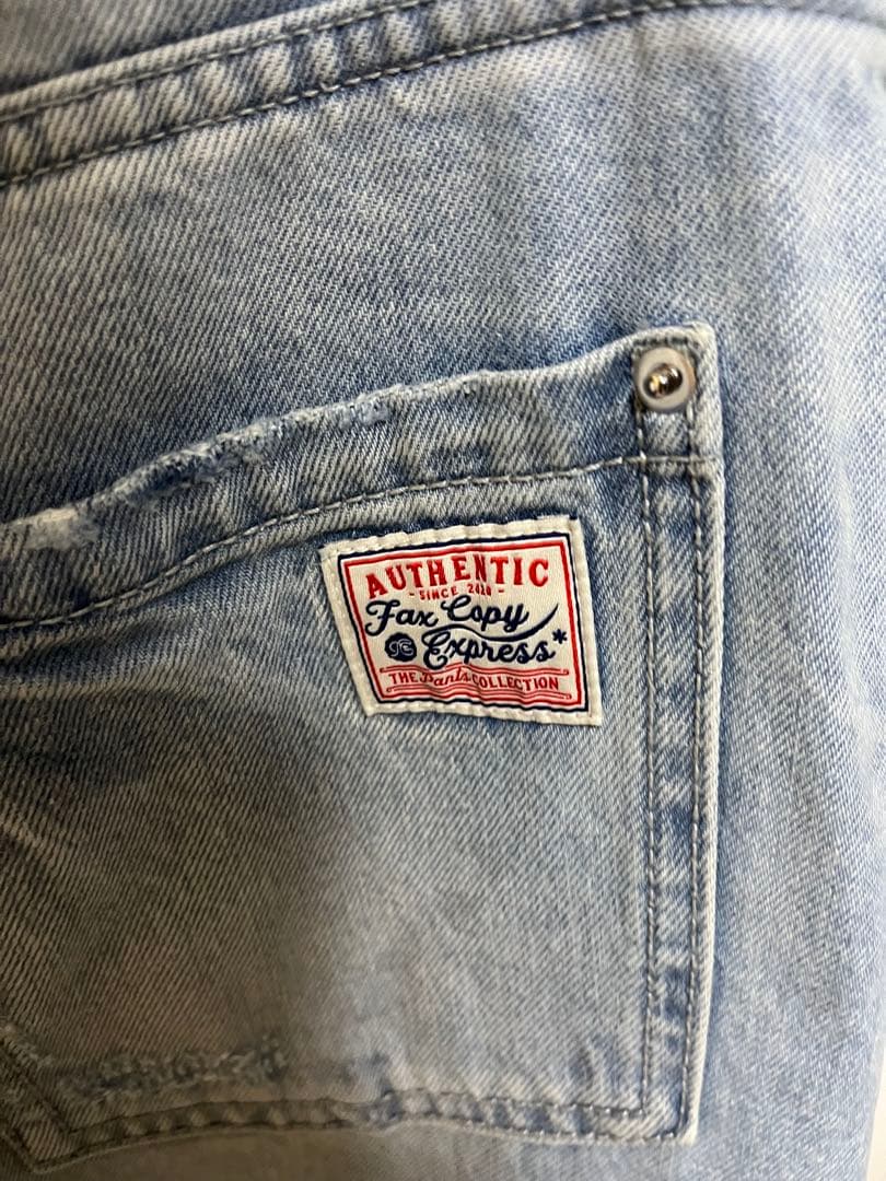 fax copy express ワイドデニムパンツ　サイズS