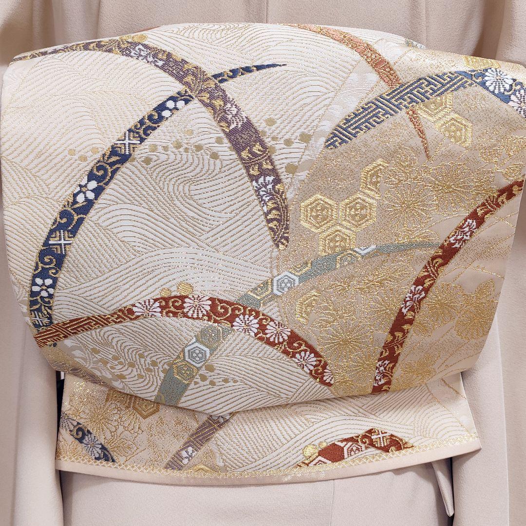 ❰6542❱ フルセット　色留袖　松竹梅　絞り　袋帯　帯締め　帯揚げ　正絹　着物