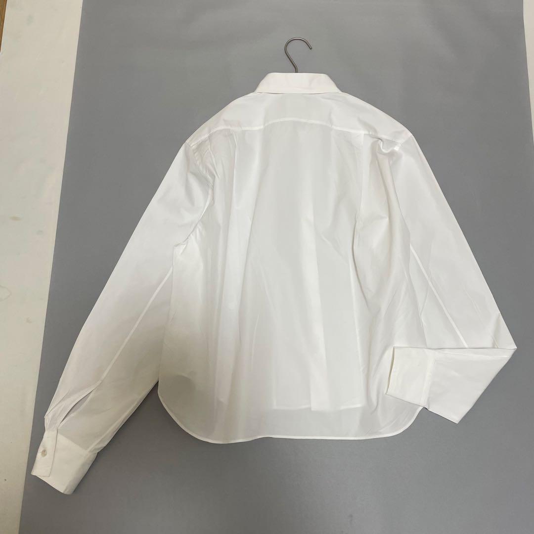 極美品 定価6.6万ブラミンク ブラウス シャツ 24SS ロゴ長袖 レギュラー