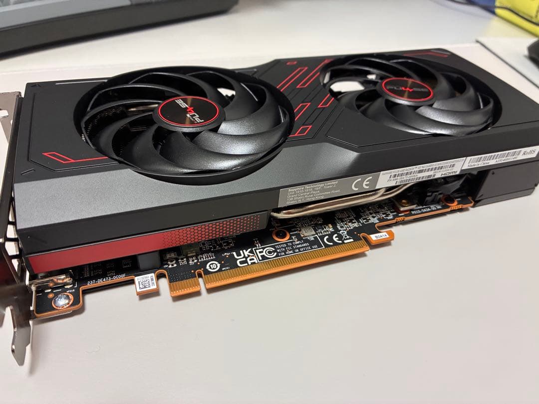 【ほぼ未使用】【保証付】Radeon RX 7600 グラフィックボード