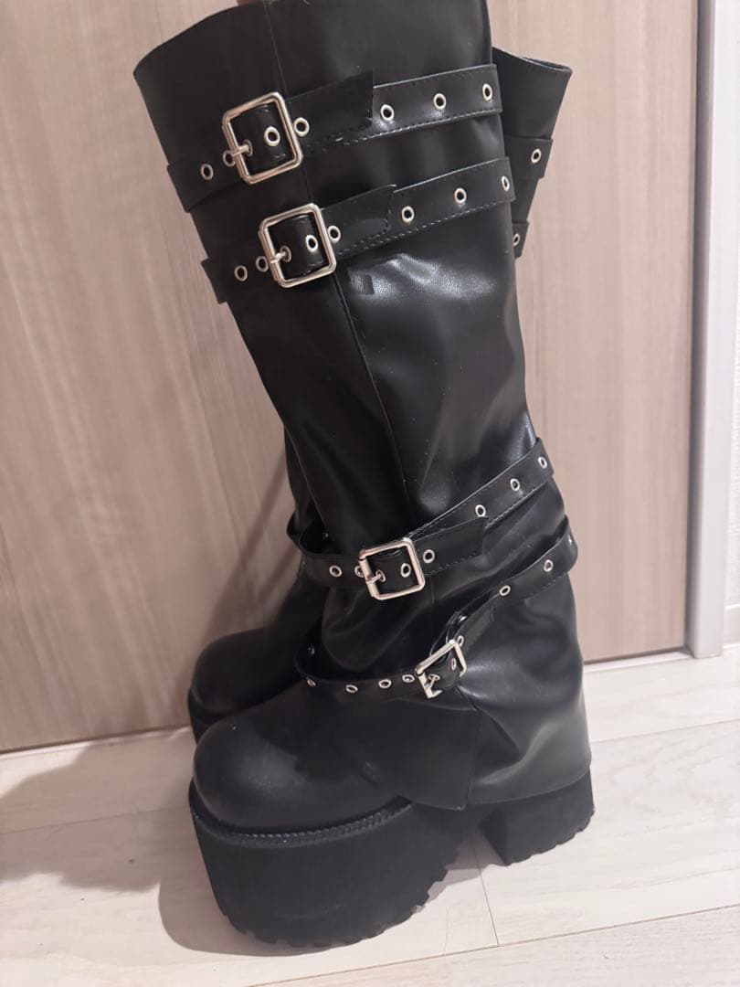 VOLCAN&AOHRODIRE 厚底ロングブーツ