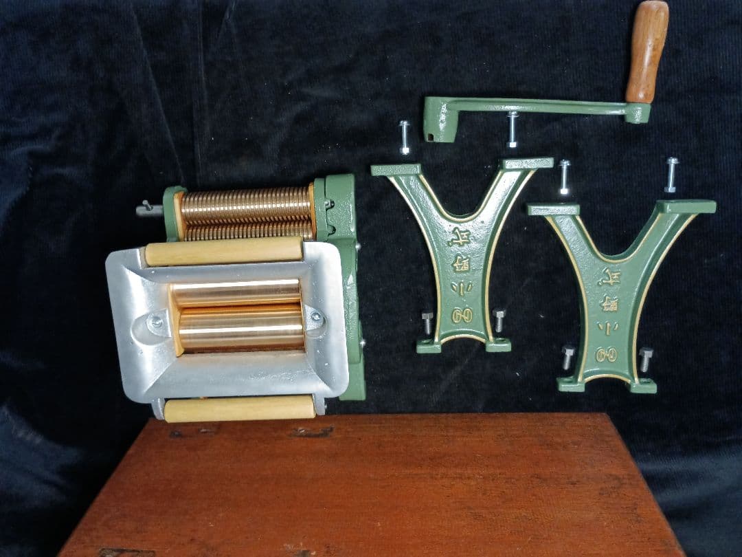 衛生的小野式製麺機　2型両刃 レストア済み