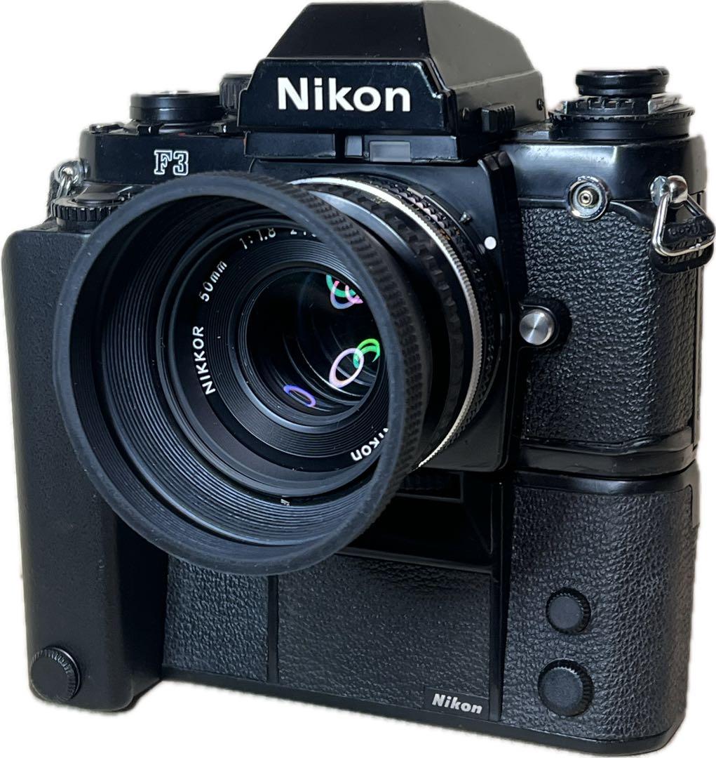 Nikon F3アイレベル+MD-4+NIKKOR50mm 1:1.8パンケーキ