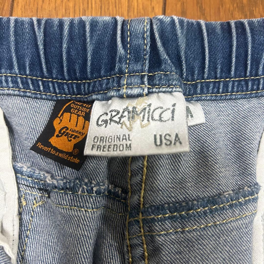 グラミチxグリップスワニー　ガーデンデニムパンツM
