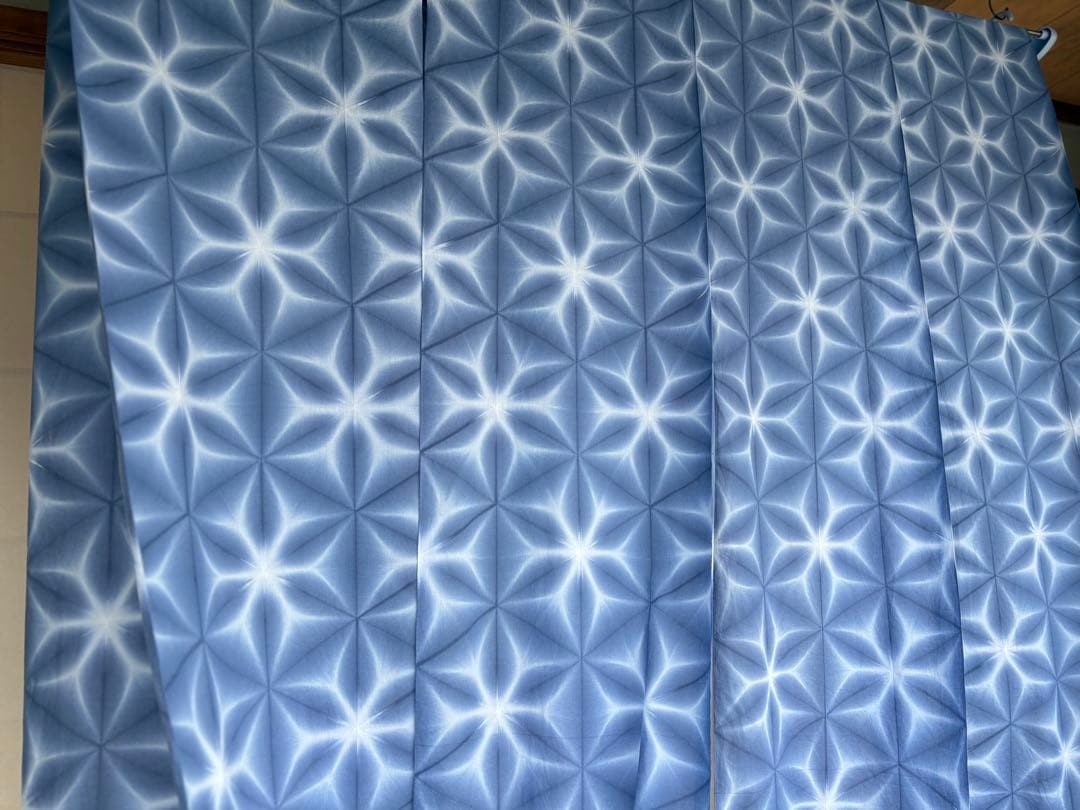 オーダー 浴衣用 雪花絞り木綿反物