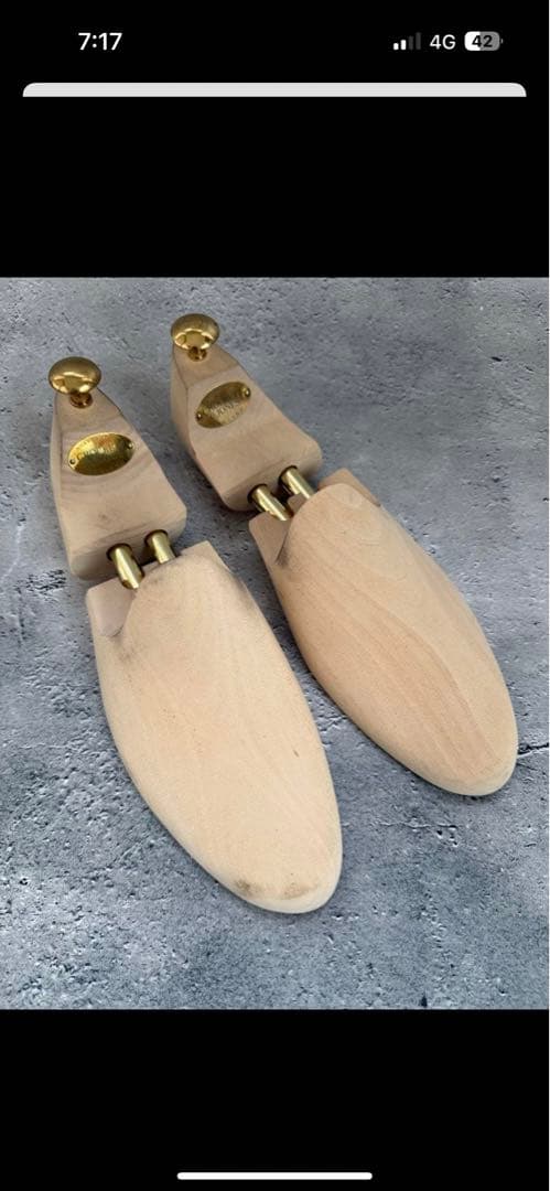 純正CROCKETT&JONES　SHOE　TREE サイズ7-7.5