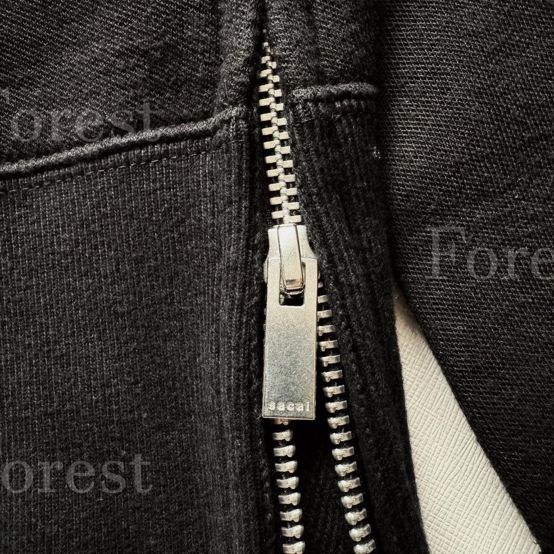 サイドジップ ベルスリーブ プルオーバー　size1　Sacai