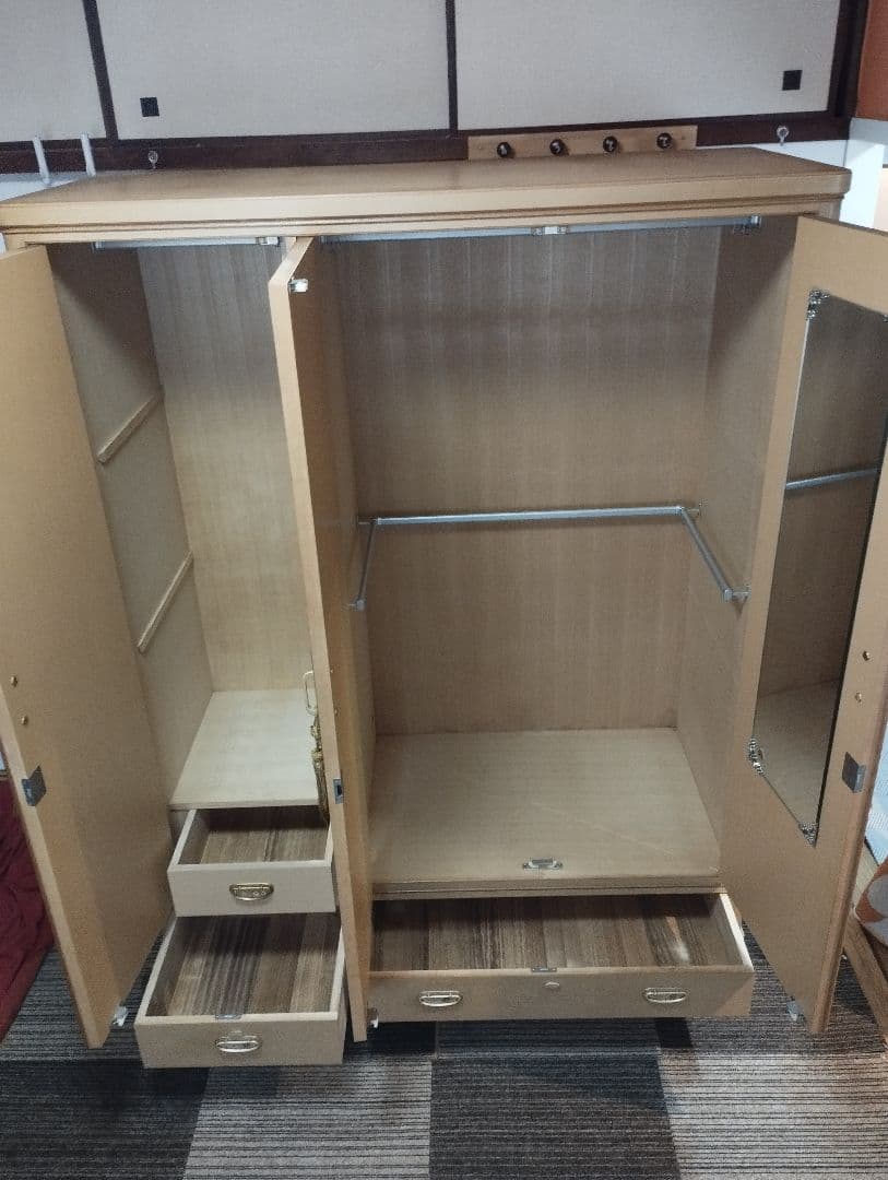 桐タンス 桐箪笥　引き出し付