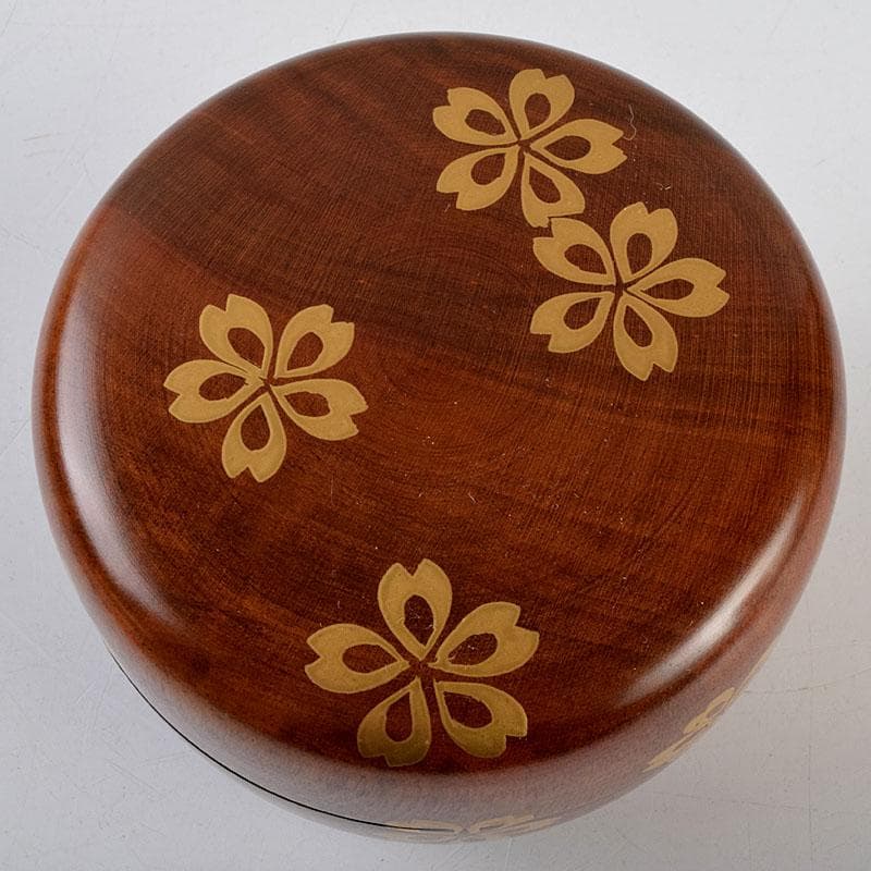 茶道具　前畑峰春作　淡々斎好　大堰川平棗　共箱　V　8987