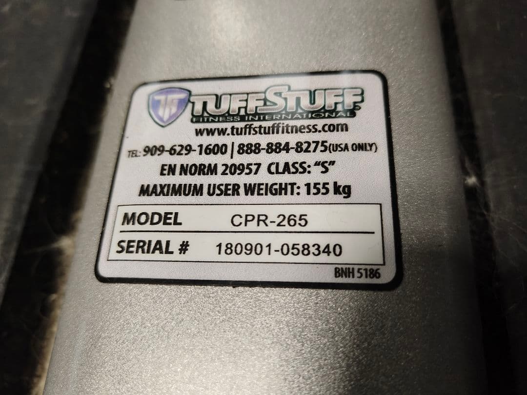 タフスタッフ　cpr-265 バーベルラックとベンチセット　プレートもあり！