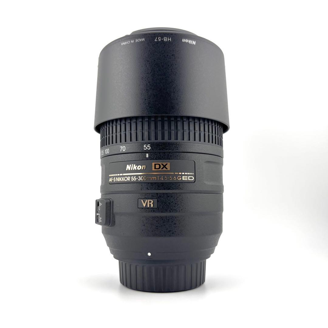 超望遠レンズ Nikon 55-300㎜ ED VR ニコン　 手振れ補正