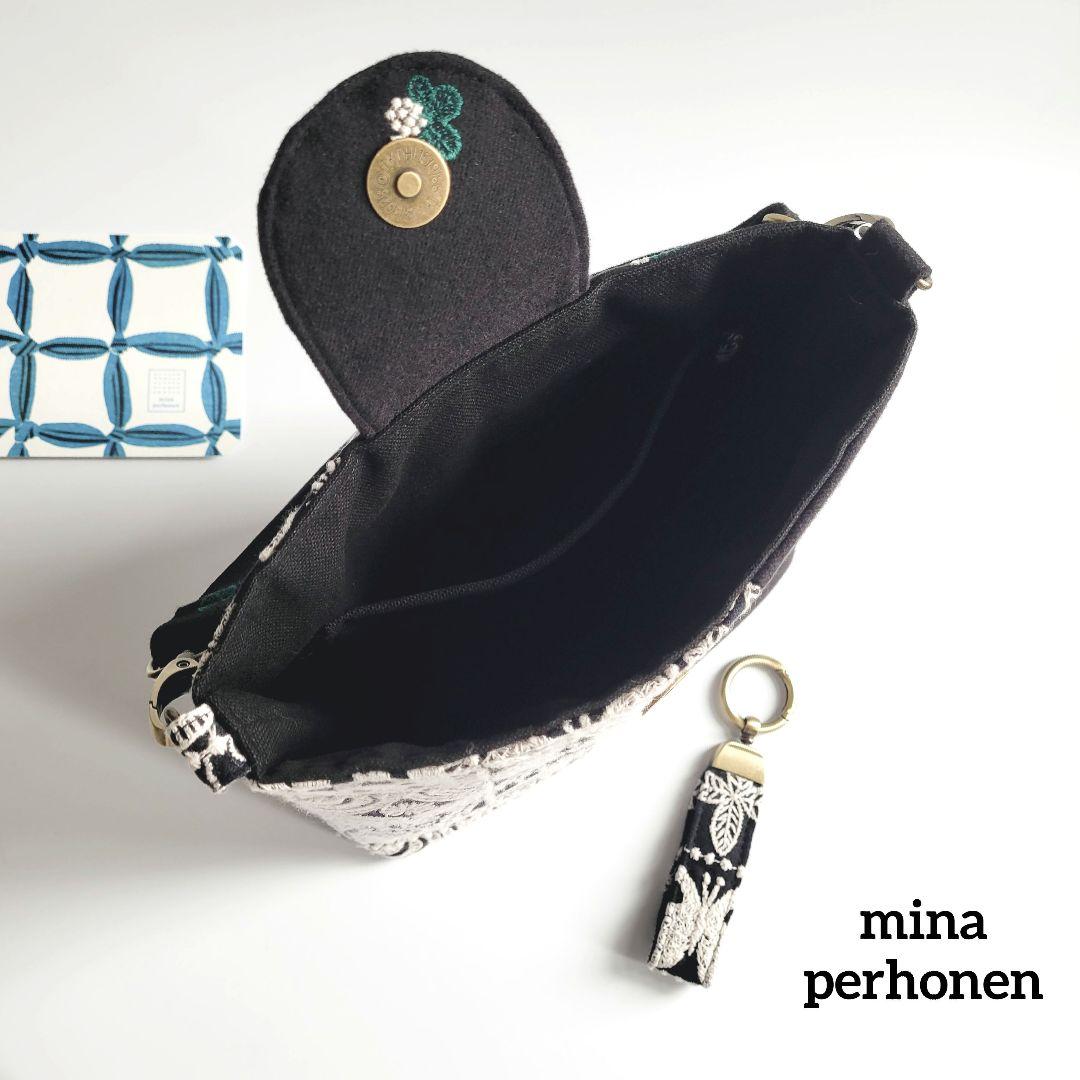 【1点のみ】ミナペルホネン　2wayバック dop+forest tile