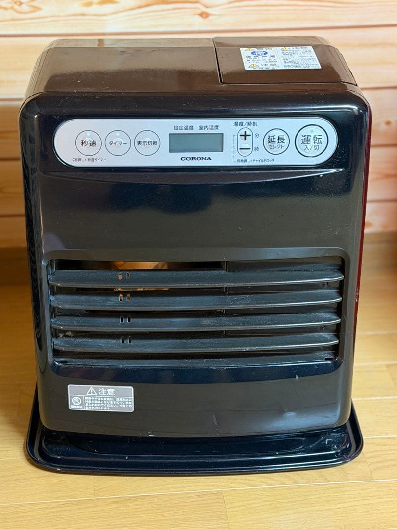 CORONA 石油ファンヒーター FH-G32YA3-K ピュアブラック