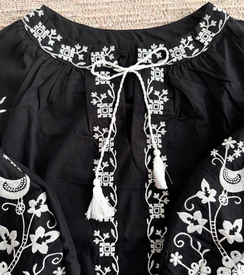 刺繍 ルーマニア 民族衣装 トップス ヴィシヴァンカ 刺繍ブラウス