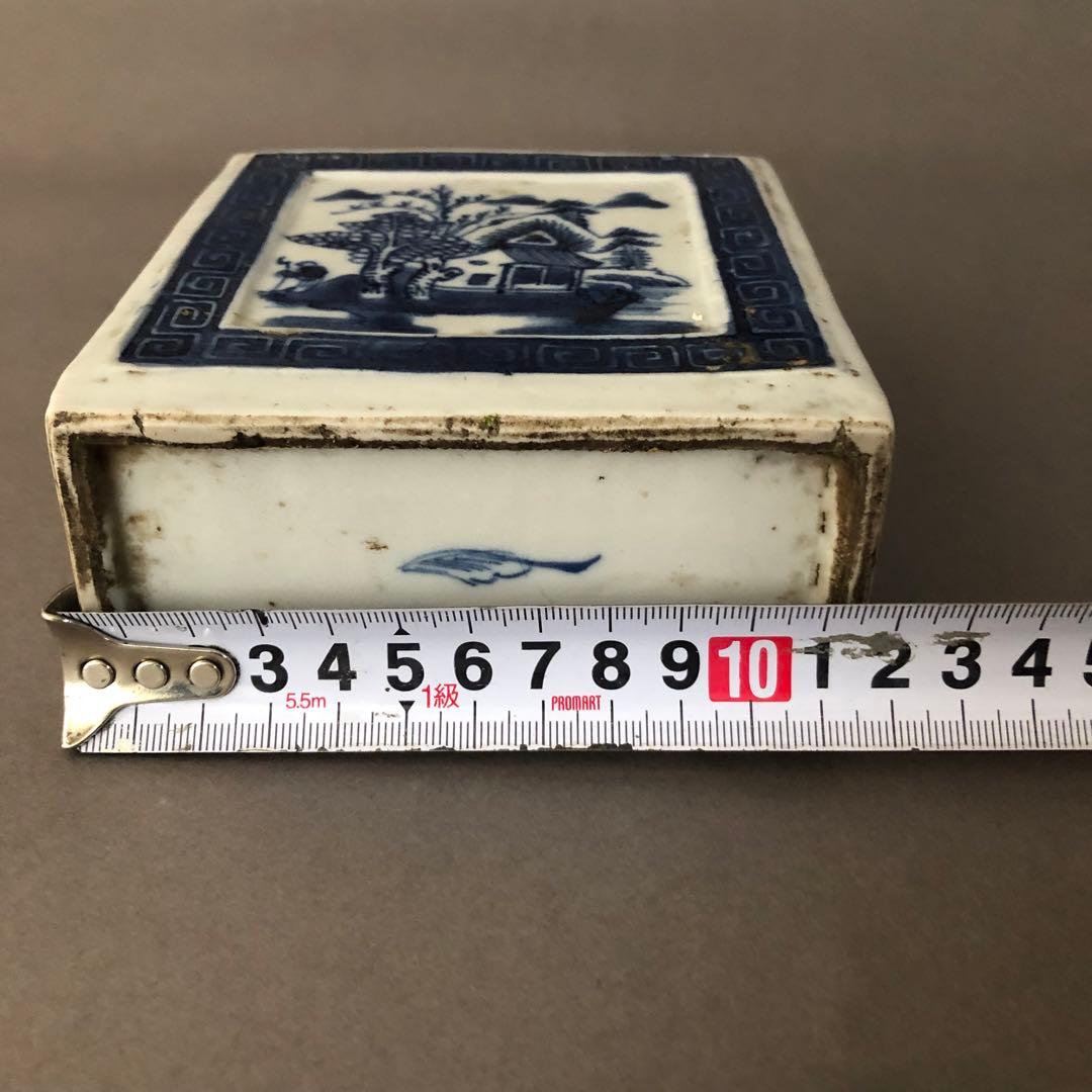 中国骨董　青華　染付　瓶