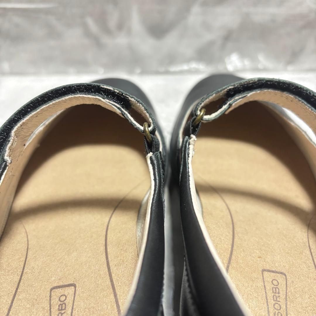 【新品未使用】アキレスソルボ メリージェーン 24.5cm フラットシューズ