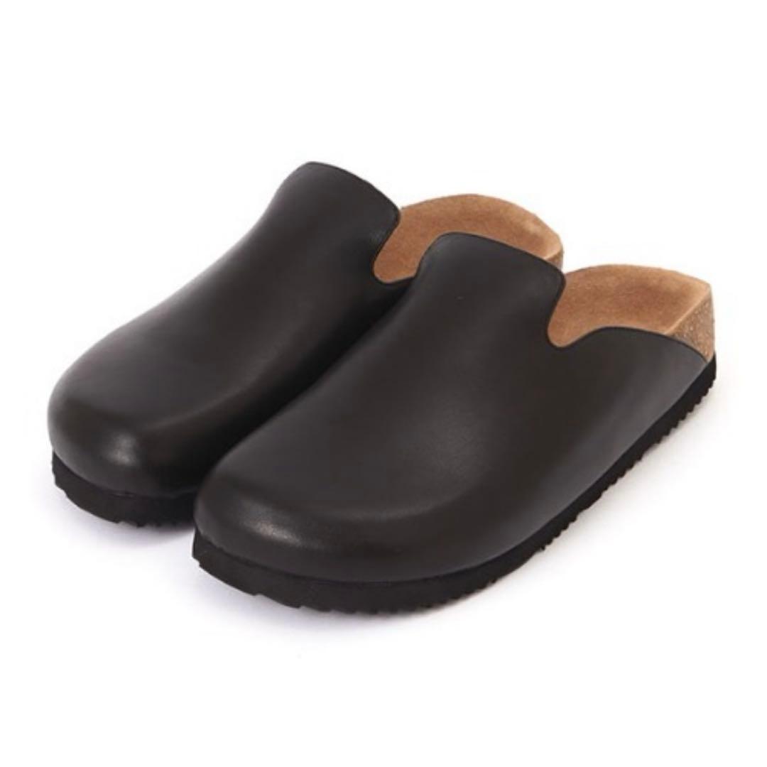 piii【未使用】ETRE TOKYO スムースレザークロッグシューズ