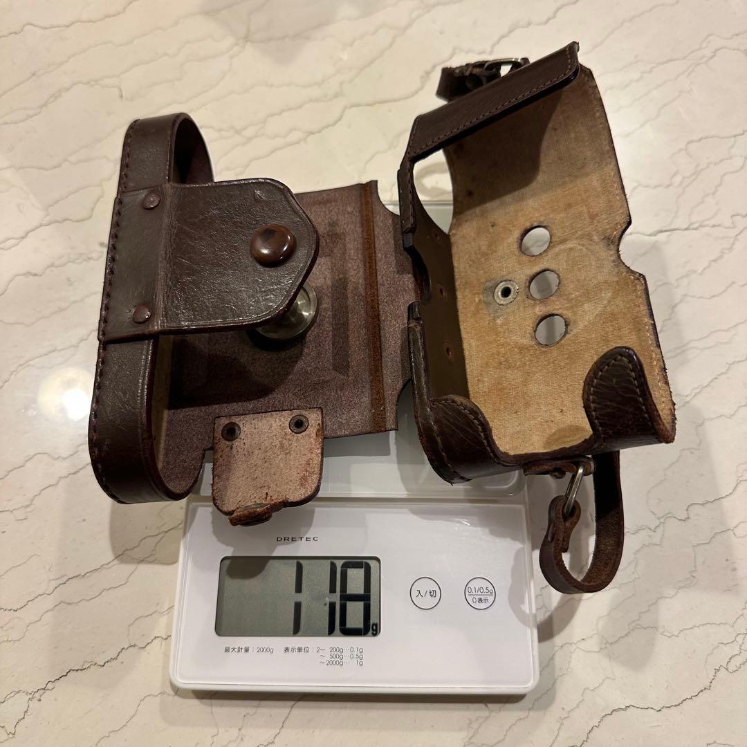 【希少・美品】Pearlette 折りたたみ式カメラ｜オリジナル革ケース付き