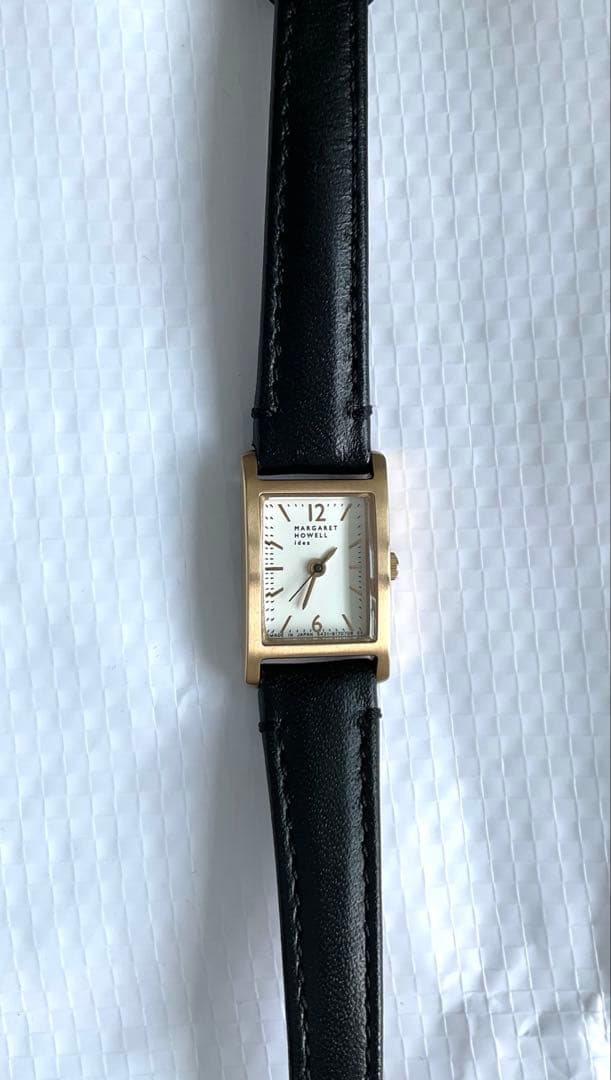 【新品未使用】マーガレットハウエル　RECTANGULAR STRAP 腕時計