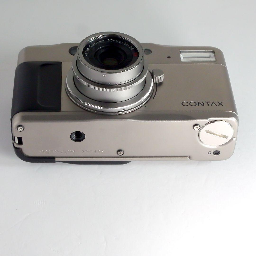 完動美品 コンタックス CONTAX TVS 専用革ケース レンズフードフィルタ