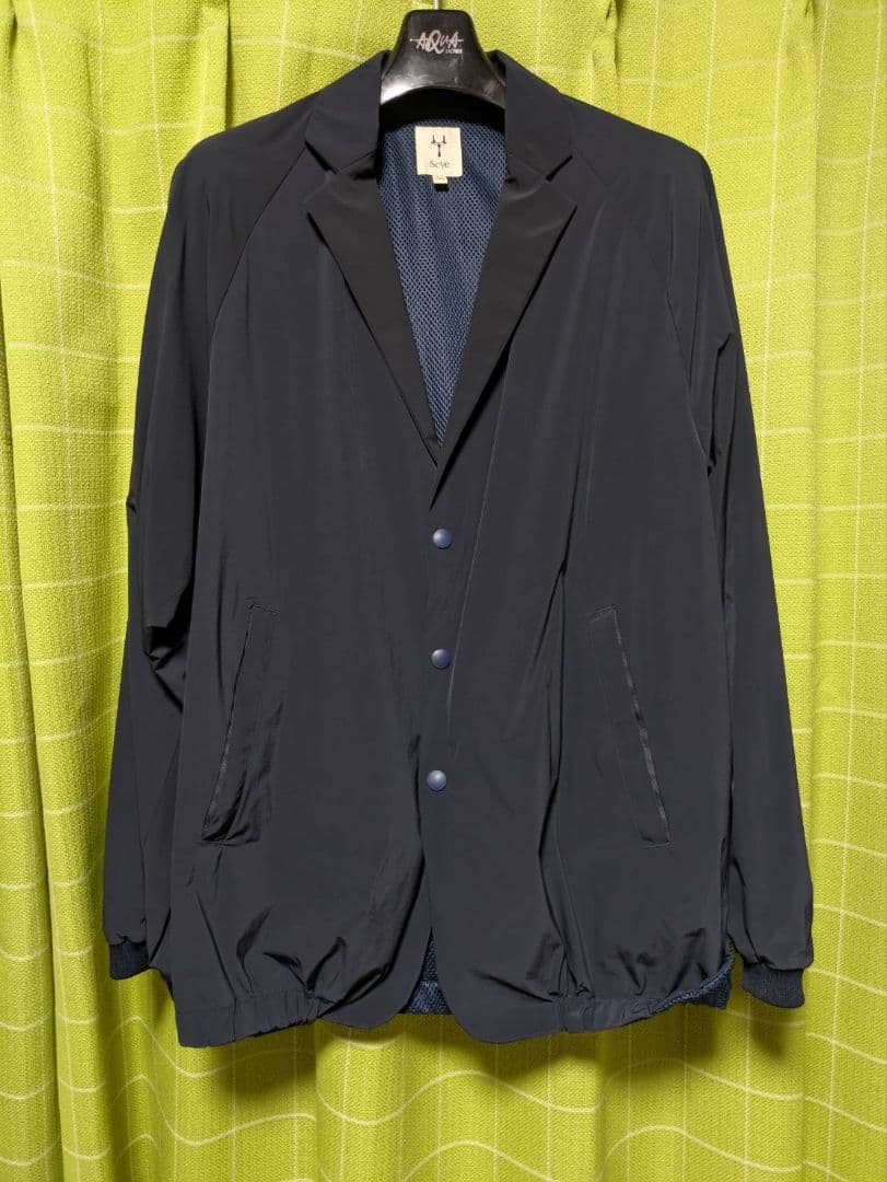 Scye ネイビー ナイロンジャケット 36　サイベーシックス