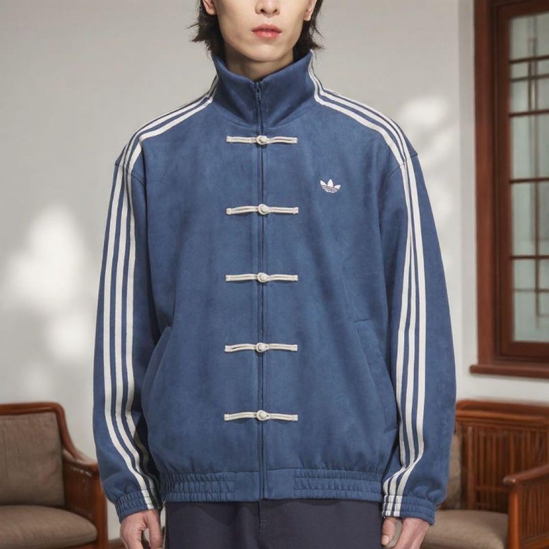 adidasアディダス 中国限定 蛇年トラックジャケット ネイビー XLサイズ”