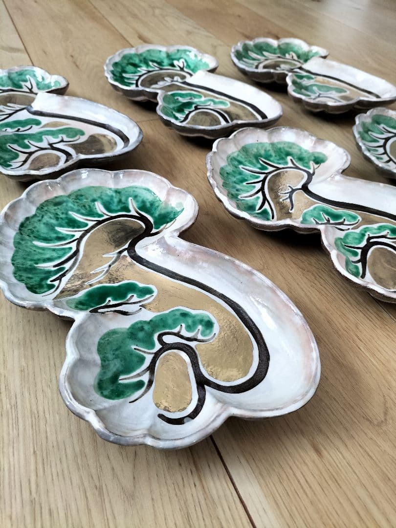 乾山写し 松絵 ひか