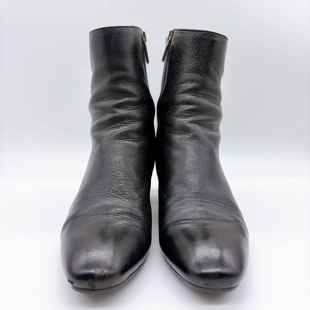 FABIO RUSCONI ファビオルスコーニ 37 ショートブーツ ブラック