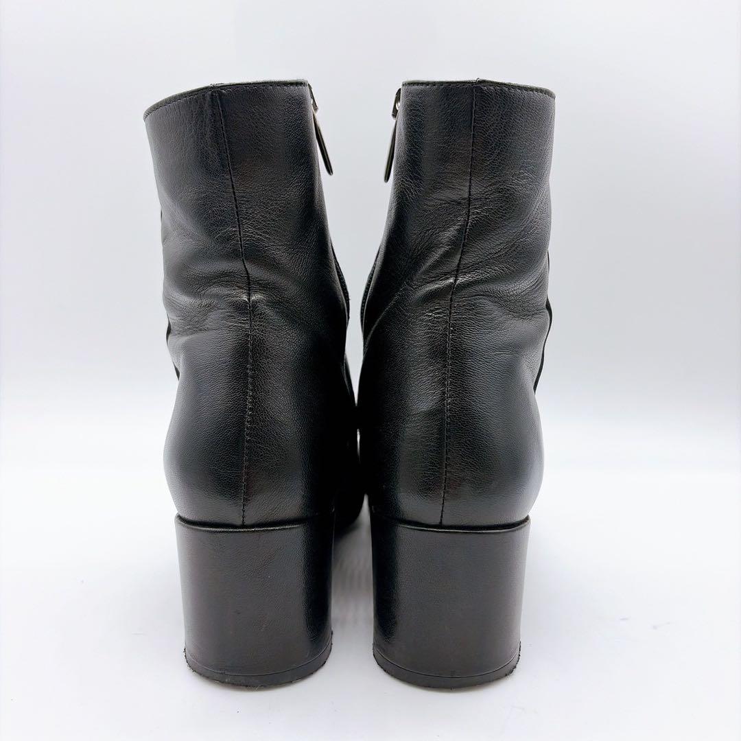 FABIO RUSCONI ファビオルスコーニ 37 ショートブーツ ブラック