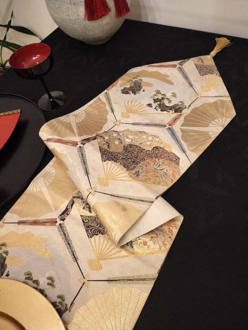 A938高級‼️逸品‼️ひな祭り‼️扇子‼️2m3cm