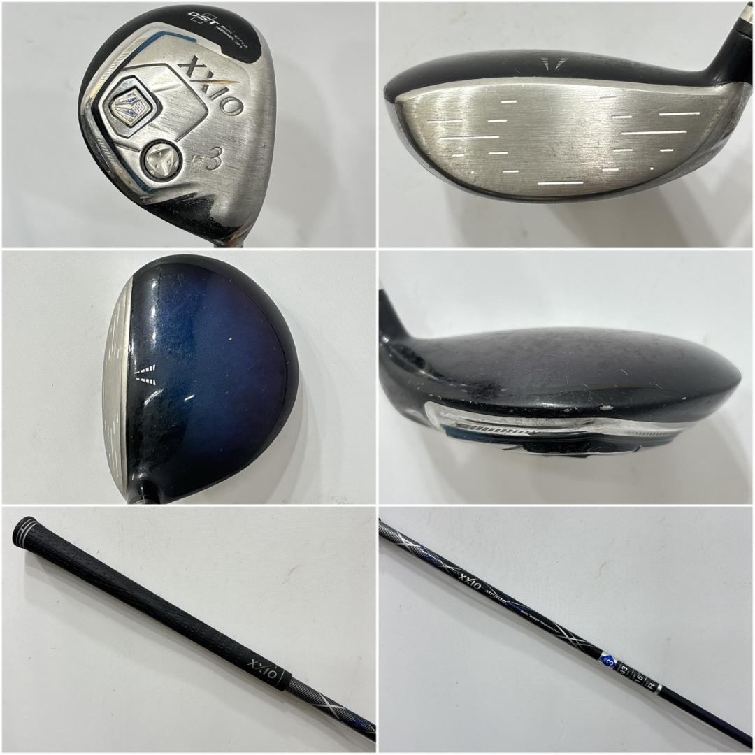 メンズ右利き初心者用　ゼクシオ　初代＆8＆9代目　ゴルフクラブセット　W2622