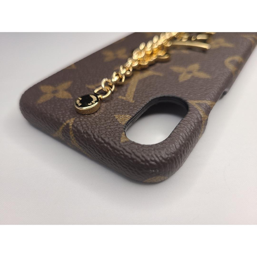 ルイヴィトン モノグラム iPhoneケース X/XS チェーン チャーム