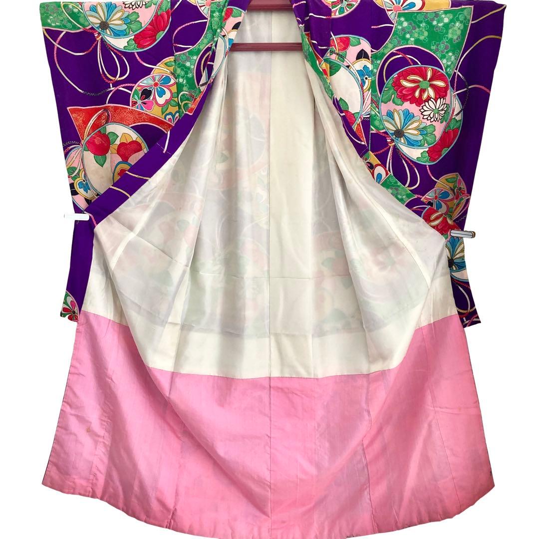 アンティーク 女の子 子供着物 昭和レトロ 大正ロマン 着物 NO3