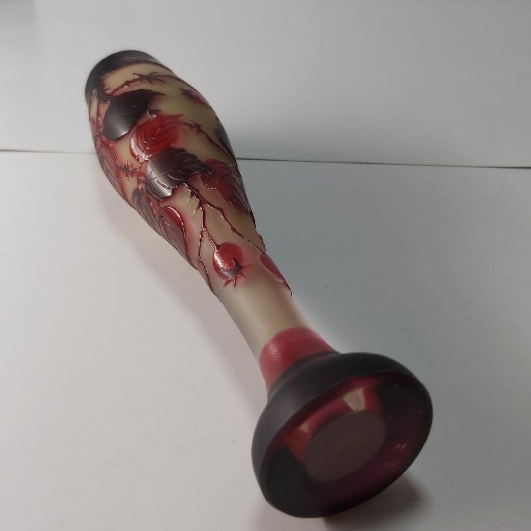 エミール・ガレ 復刻版 カメオ彫り 手彫り ハンドメイド ルーマニア レア 果実