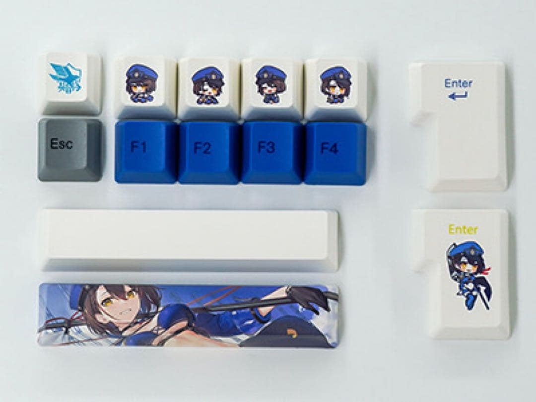 アズレン×ふもコレ ボルチモアモデル キーボード グリーン軸 VARMILO
