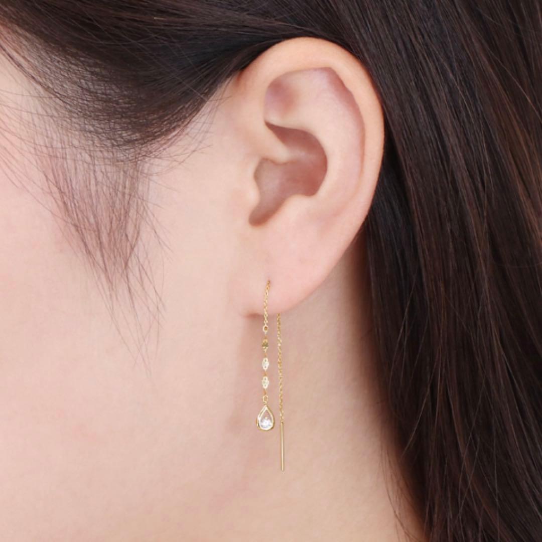 TSUTSUMI ツツミ　K18 YG ピアス　片耳のみ